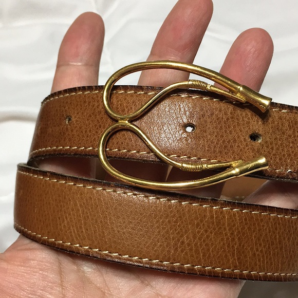 🖤HERMÈS💕SUPER RARE design vintage belt - Picture 1 of 17